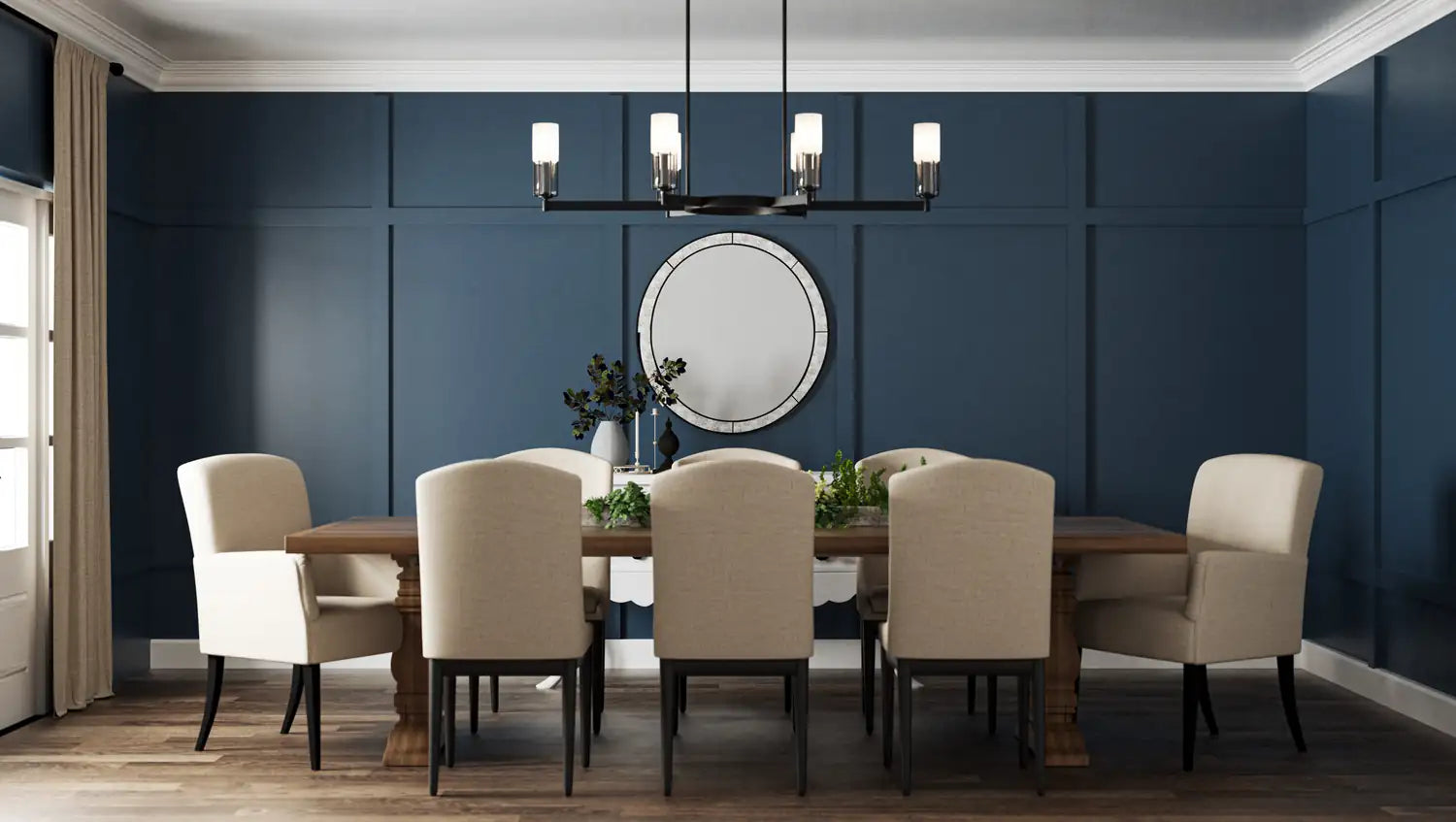 QUOIZEL, CRUZ ISLAND CHANDELIER, LINEAR LIGHT