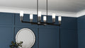 QUOIZEL, CRUZ ISLAND CHANDELIER, LINEAR LIGHT