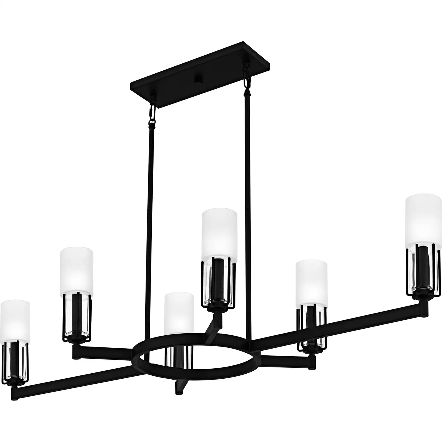 QUOIZEL, CRUZ ISLAND CHANDELIER, LINEAR LIGHT