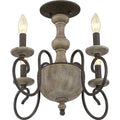 QUOIZEL, CASTILE SEMI-FLUSH MOUNT, SEMI FLUSH MOUNT LIGHT