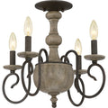 QUOIZEL, CASTILE SEMI-FLUSH MOUNT, SEMI FLUSH MOUNT LIGHT
