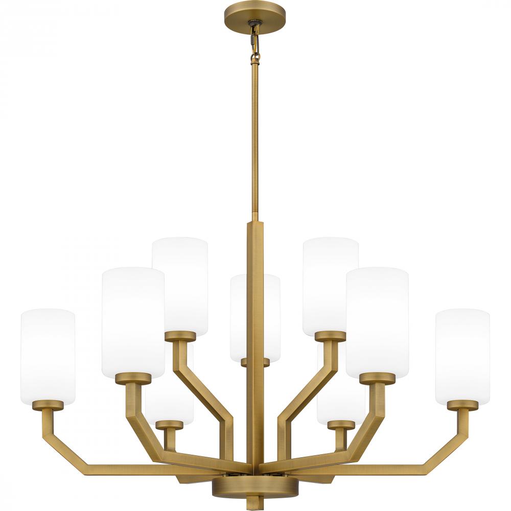 QUOIZEL, CAVALIER CHANDELIER, CHANDELIER LIGHT