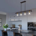 QUOIZEL, DOBBS ISLAND CHANDELIER, LINEAR LIGHT