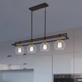QUOIZEL, DOBBS ISLAND CHANDELIER, LINEAR LIGHT