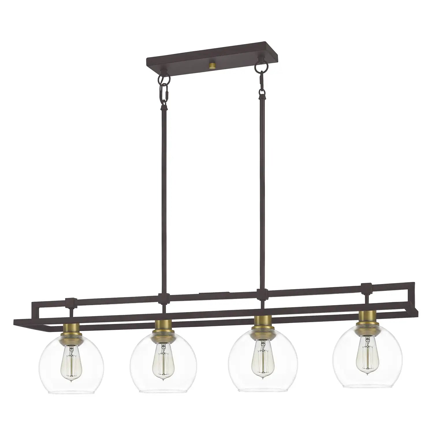 QUOIZEL, DOBBS ISLAND CHANDELIER, LINEAR LIGHT