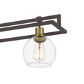 QUOIZEL, DOBBS ISLAND CHANDELIER, LINEAR LIGHT