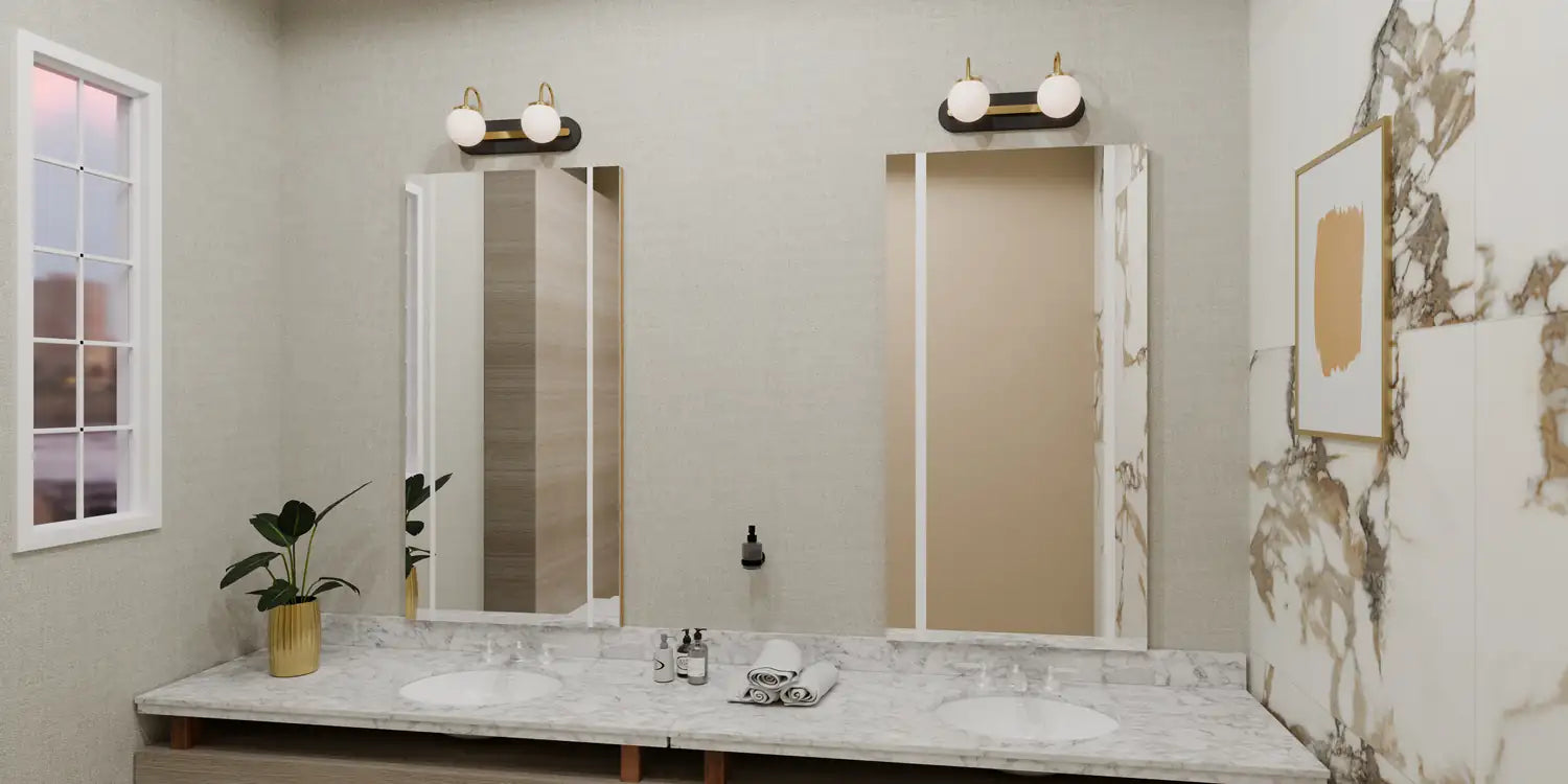 QUOIZEL, DESMOND BATH LIGHT, BATH VANITY LIGHT