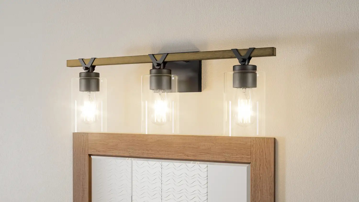 QUOIZEL, DEVON COURT BATH LIGHT | DEVN8624MBK, BATH VANITY LIGHT