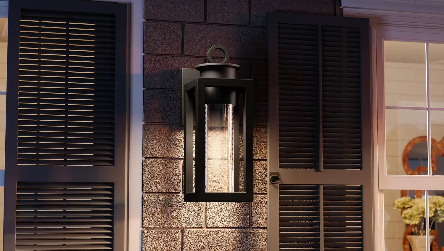 QUOIZEL, DONEGAL OUTDOOR LANTERN, OUTDOOR WALL LIGHTS