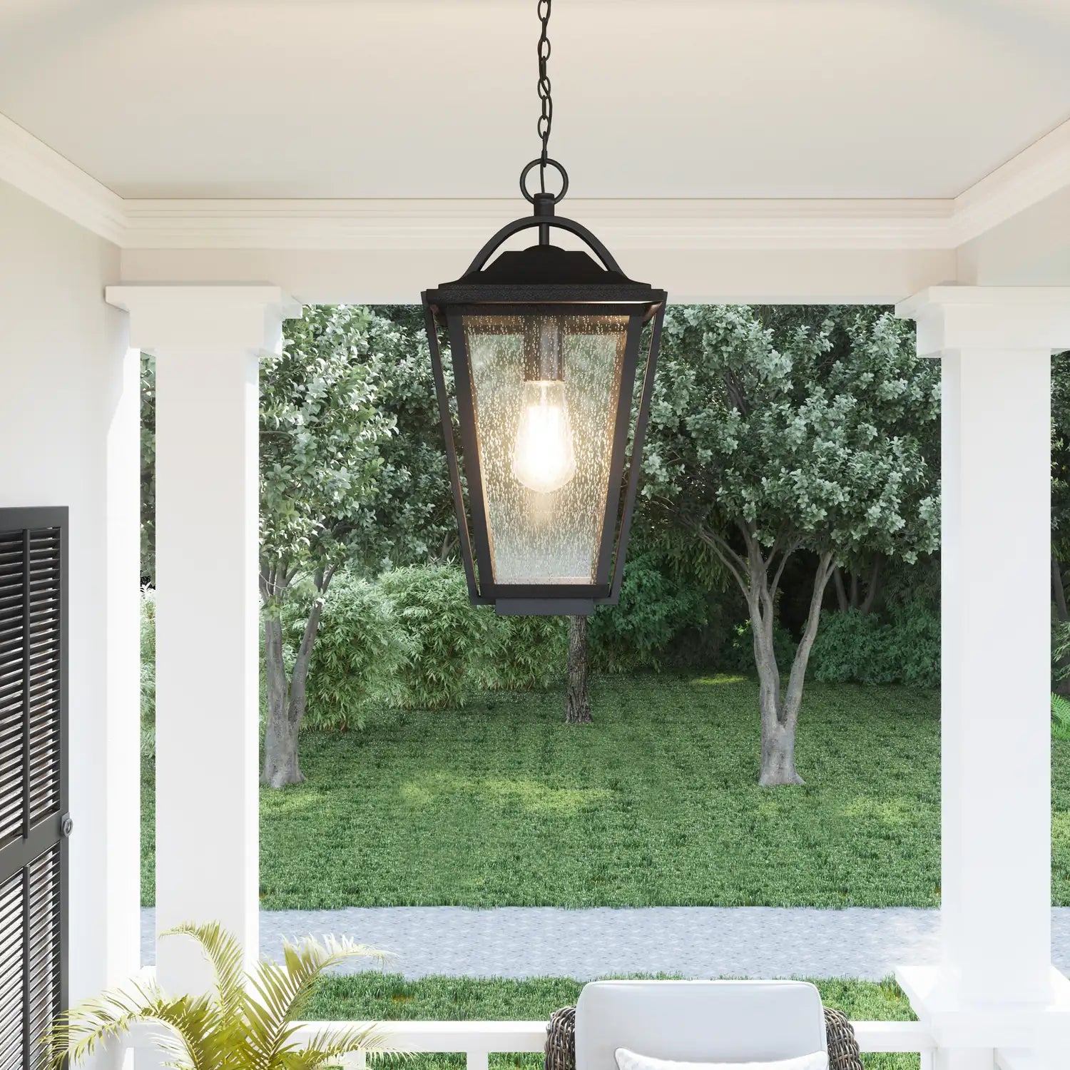 QUOIZEL, DARIUS OUTDOOR LANTERN, OUTDOOR CEILING LIGHTS