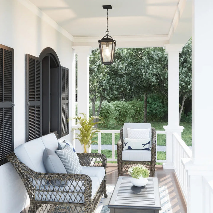 QUOIZEL, DARIUS OUTDOOR LANTERN, OUTDOOR CEILING LIGHTS