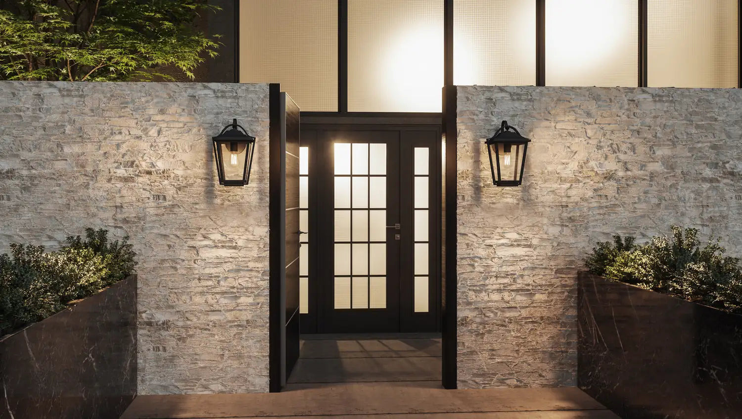 QUOIZEL, DARIUS OUTDOOR LANTERN, OUTDOOR CEILING LIGHTS