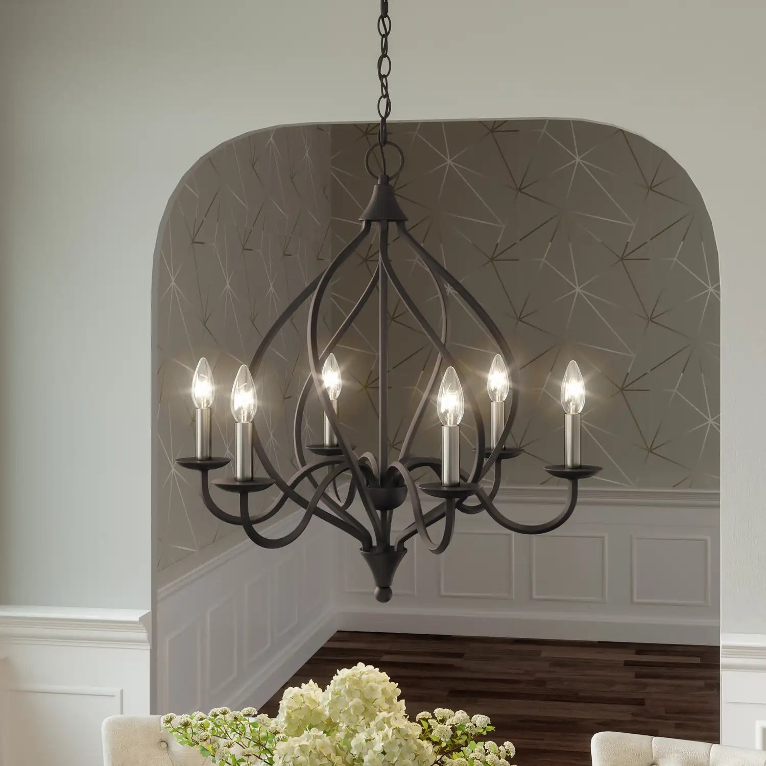 QUOIZEL, DUPONT CHANDELIER, CHANDELIER LIGHT