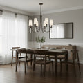 QUOIZEL, ELOURA CHANDELIER, CHANDELIER LIGHT