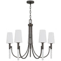 QUOIZEL, ELOURA CHANDELIER, CHANDELIER LIGHT