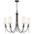 QUOIZEL, ELOURA CHANDELIER, CHANDELIER LIGHT