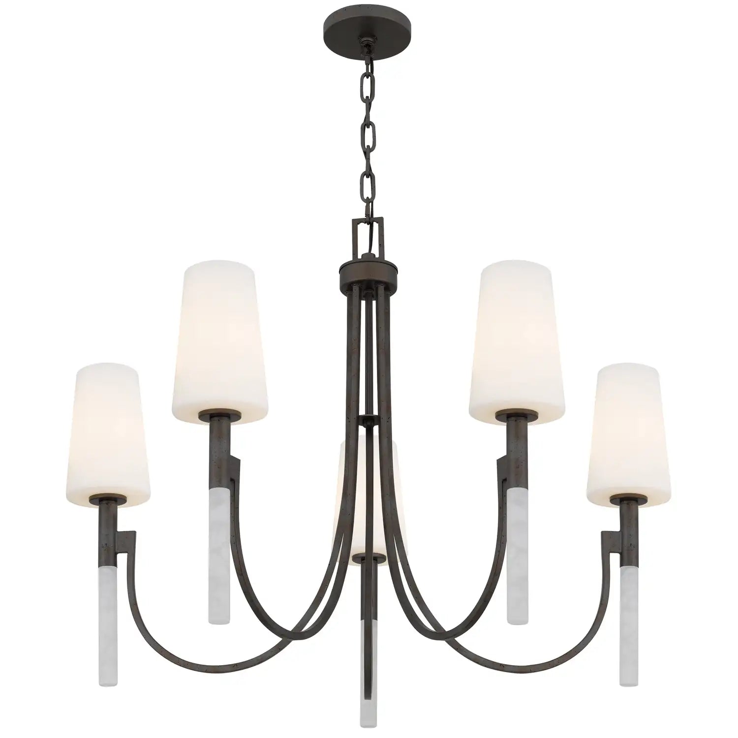 QUOIZEL, ELOURA CHANDELIER, CHANDELIER LIGHT
