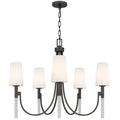 QUOIZEL, ELOURA CHANDELIER, CHANDELIER LIGHT
