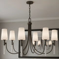QUOIZEL, ELOURA CHANDELIER, CHANDELIER LIGHT