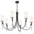 QUOIZEL, ELOURA CHANDELIER, CHANDELIER LIGHT