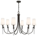 QUOIZEL, ELOURA CHANDELIER, CHANDELIER LIGHT