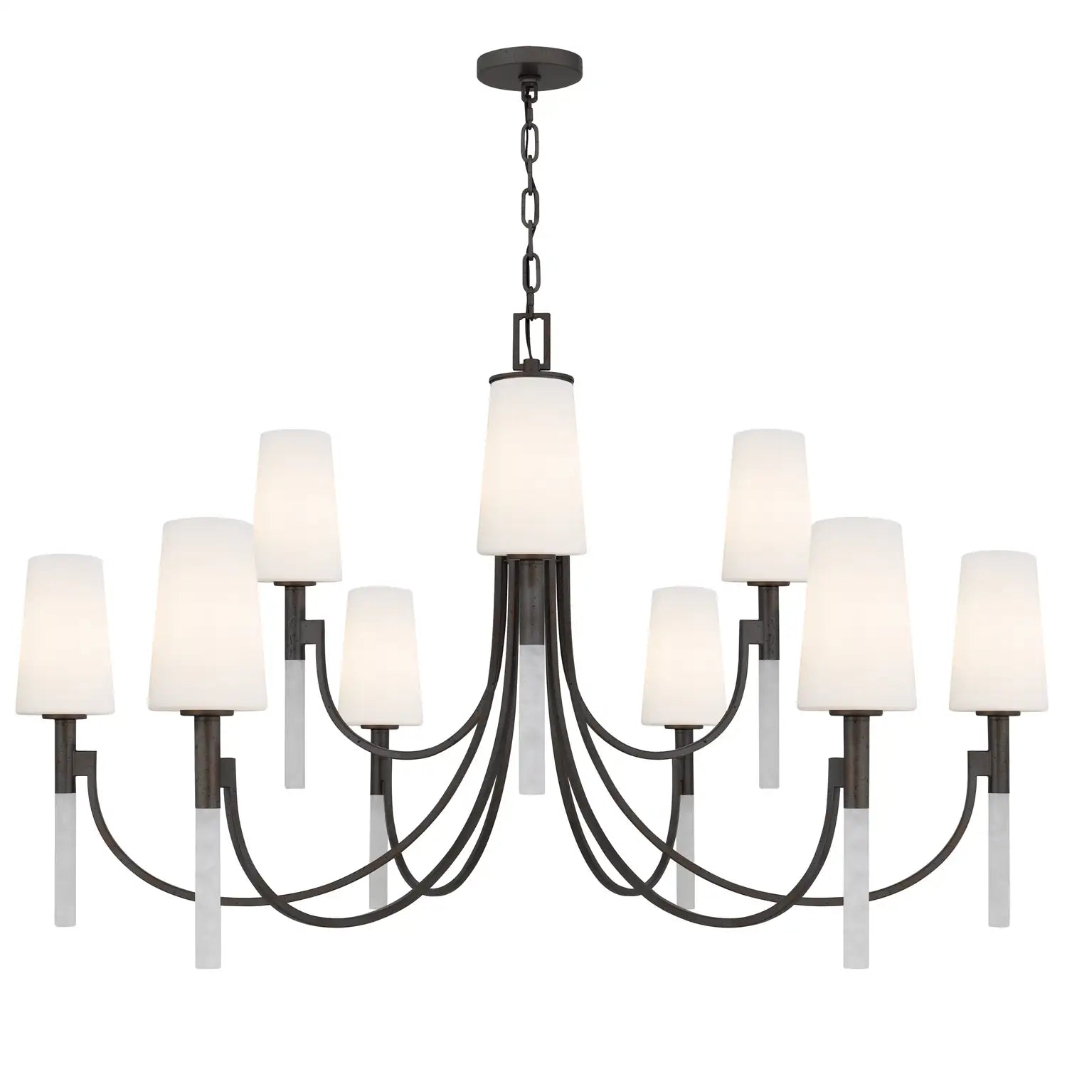 QUOIZEL, ELOURA CHANDELIER, CHANDELIER LIGHT