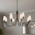 QUOIZEL, ELOURA CHANDELIER, CHANDELIER LIGHT