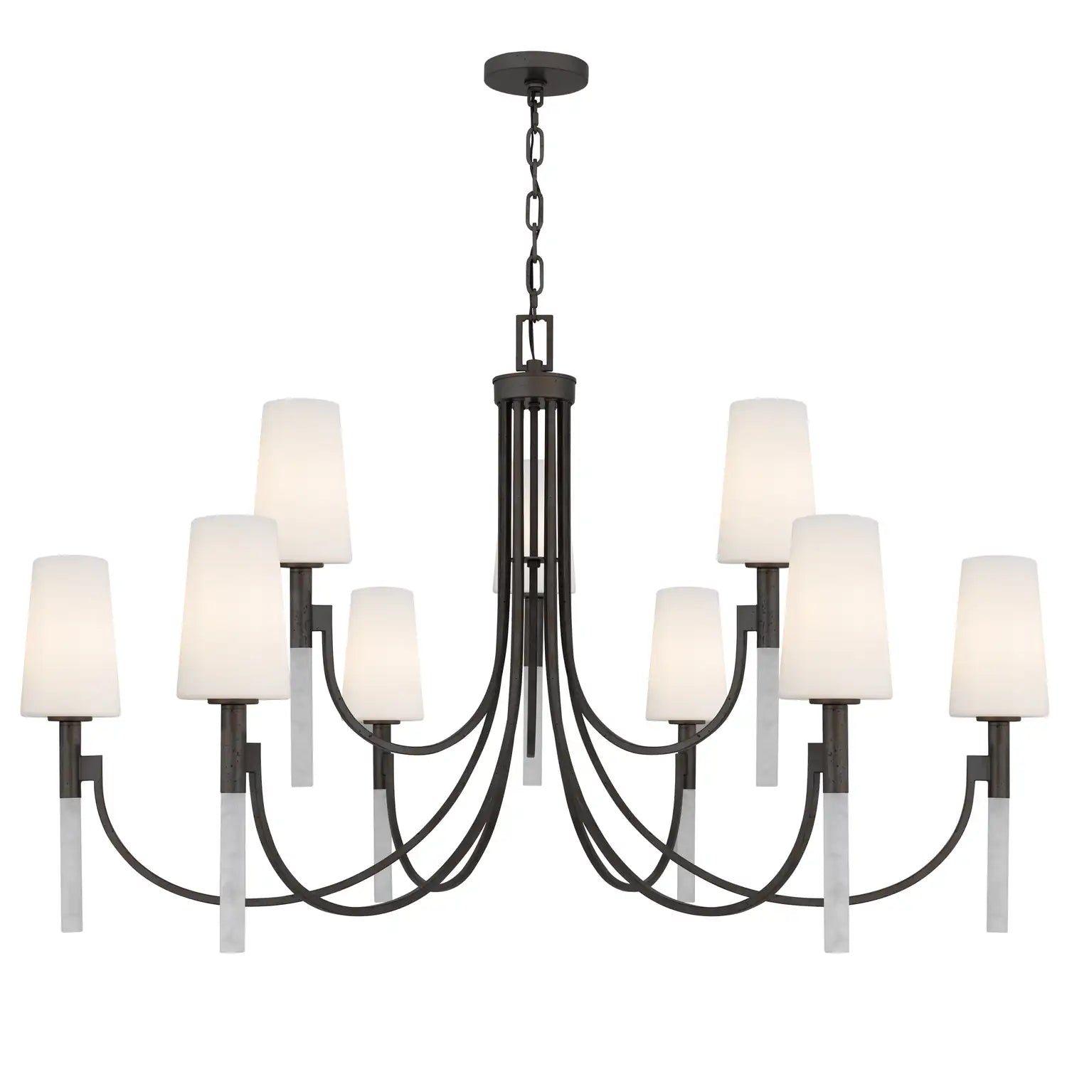 QUOIZEL, ELOURA CHANDELIER, CHANDELIER LIGHT