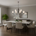 QUOIZEL, ELOURA CHANDELIER, CHANDELIER LIGHT