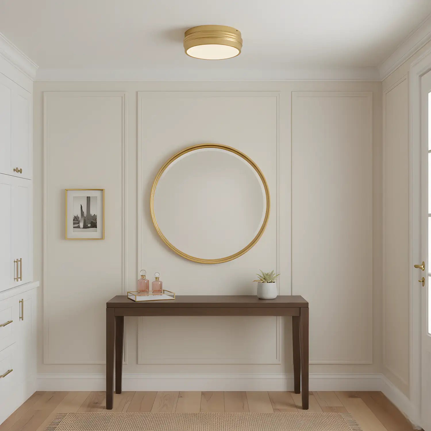 QUOIZEL, EMMETT FLUSH MOUNT, FLUSH MOUNT CEILING LIGHTS
