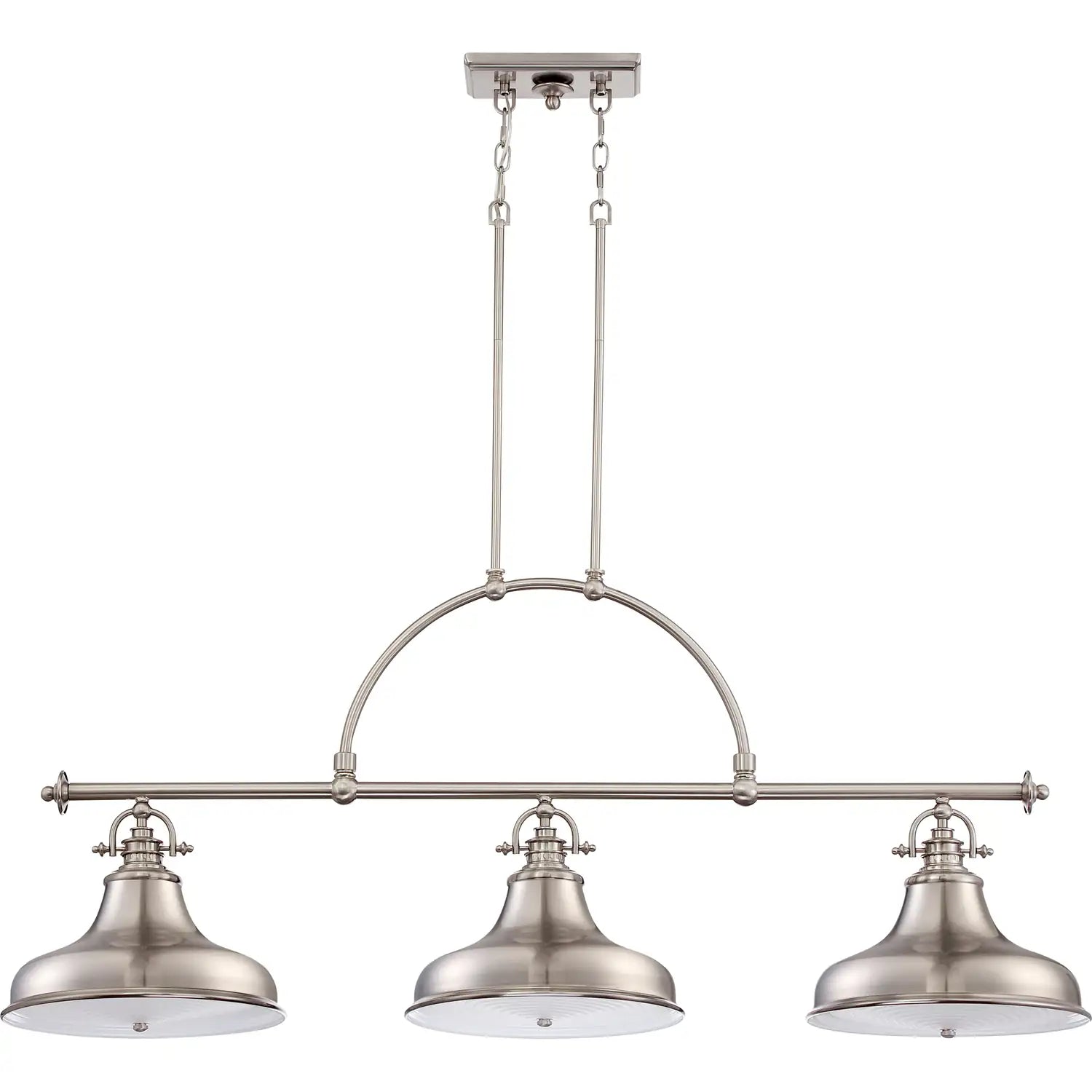 QUOIZEL, EMERY ISLAND CHANDELIER, LINEAR LIGHT