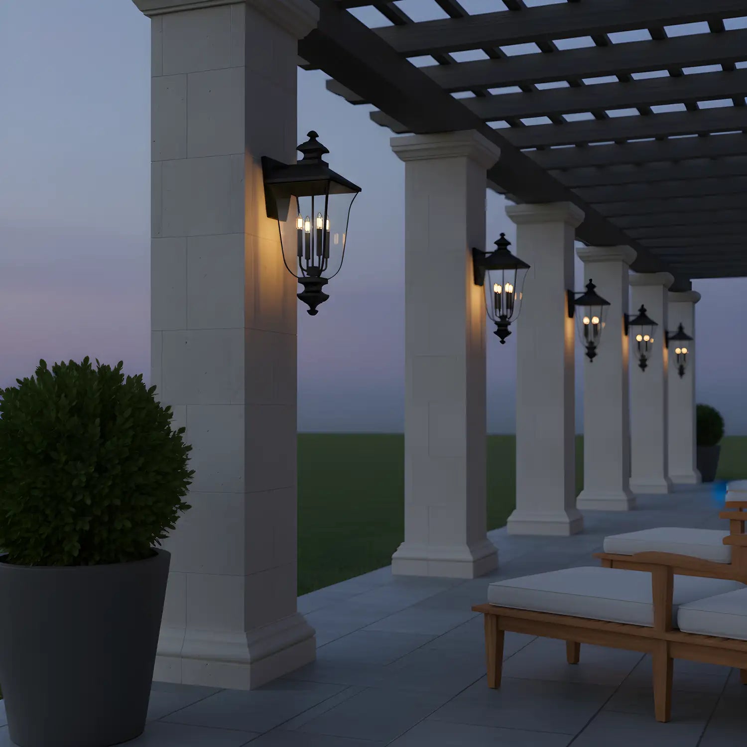 QUOIZEL, FARLEY OUTDOOR LANTERN, OUTDOOR CEILING LIGHTS