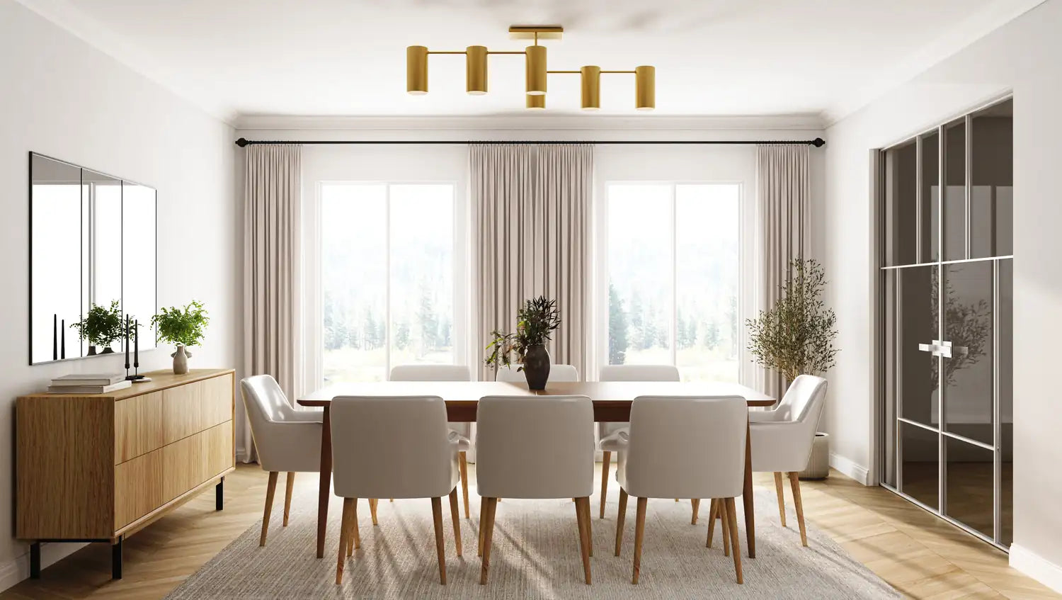 QUOIZEL, FORELAND SEMI-FLUSH MOUNT, SEMI FLUSH MOUNT LIGHT
