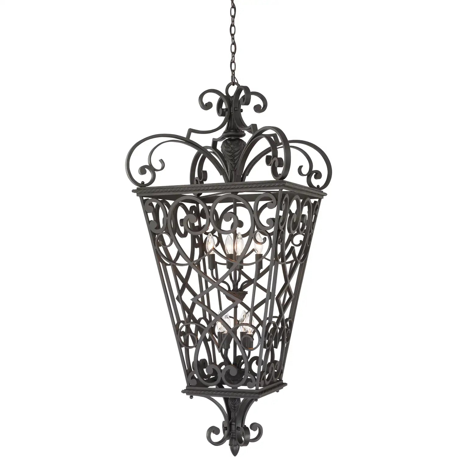 QUOIZEL, FORT QUINN PENDANT, CHANDELIER LIGHT