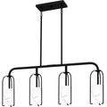 QUOIZEL, FAIRBANKS ISLAND CHANDELIER, LINEAR LIGHT
