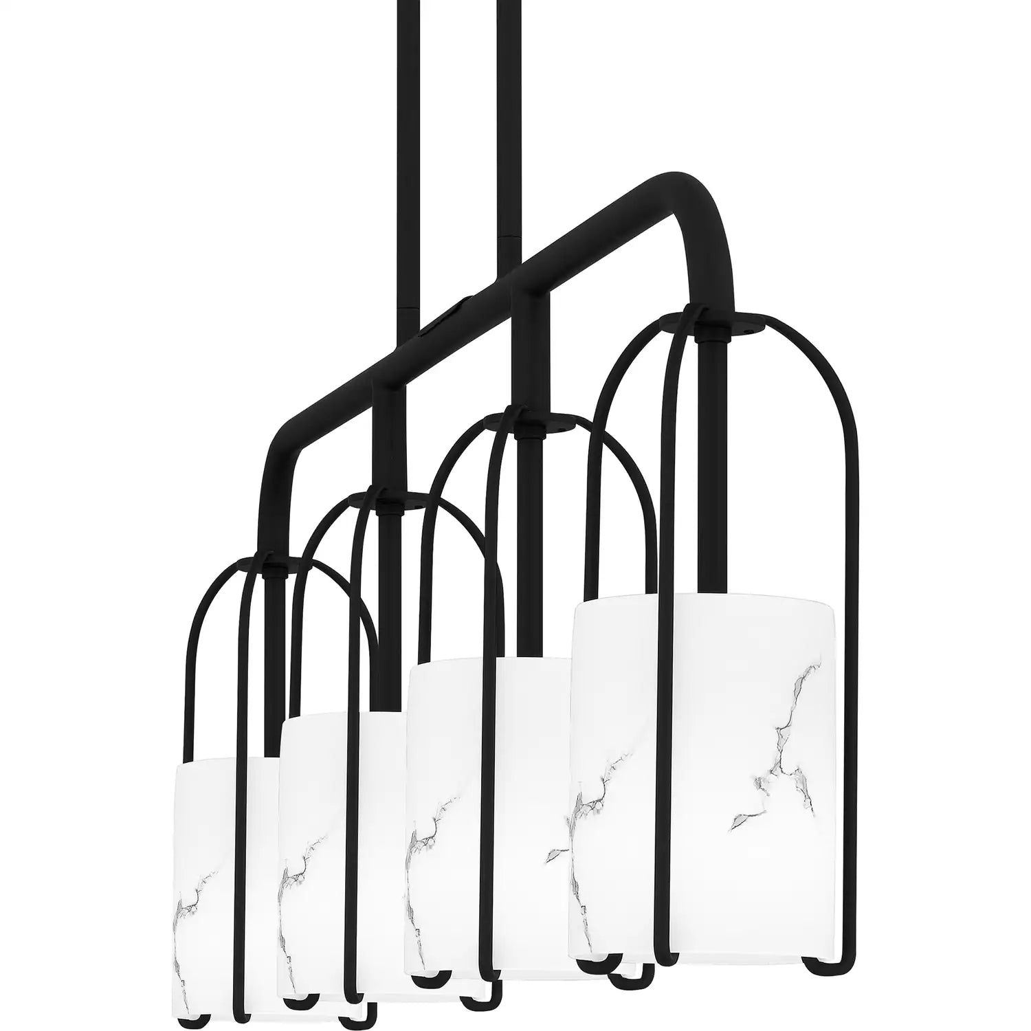 QUOIZEL, FAIRBANKS ISLAND CHANDELIER, LINEAR LIGHT