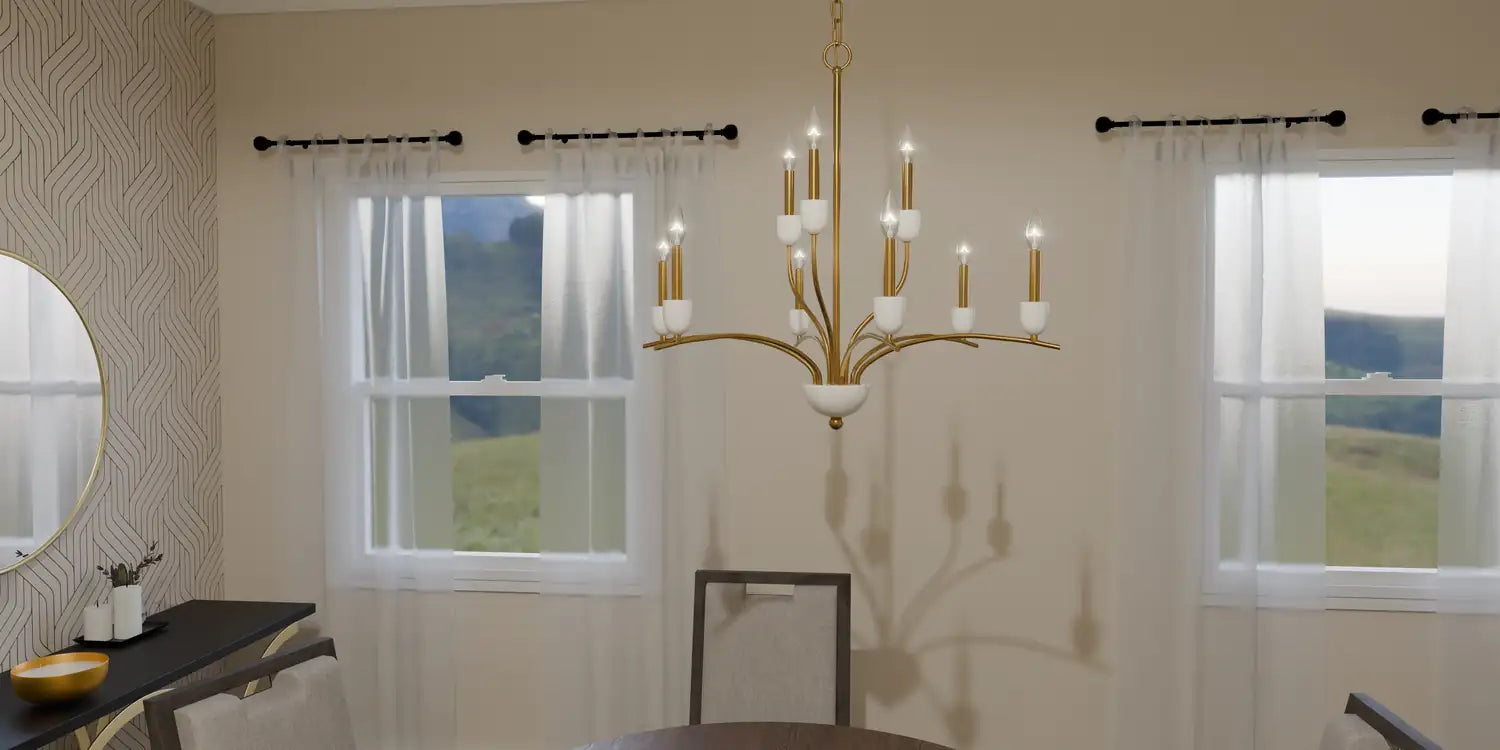 QUOIZEL, FRIDA CHANDELIER, CHANDELIER LIGHT