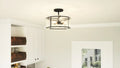 QUOIZEL, FORTRESS SEMI-FLUSH MOUNT, SEMI FLUSH MOUNT LIGHT