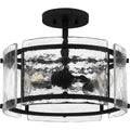 QUOIZEL, FORTRESS SEMI-FLUSH MOUNT, SEMI FLUSH MOUNT LIGHT