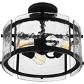 QUOIZEL, FORTRESS SEMI-FLUSH MOUNT, SEMI FLUSH MOUNT LIGHT