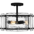 QUOIZEL, FORTRESS SEMI-FLUSH MOUNT, SEMI FLUSH MOUNT LIGHT