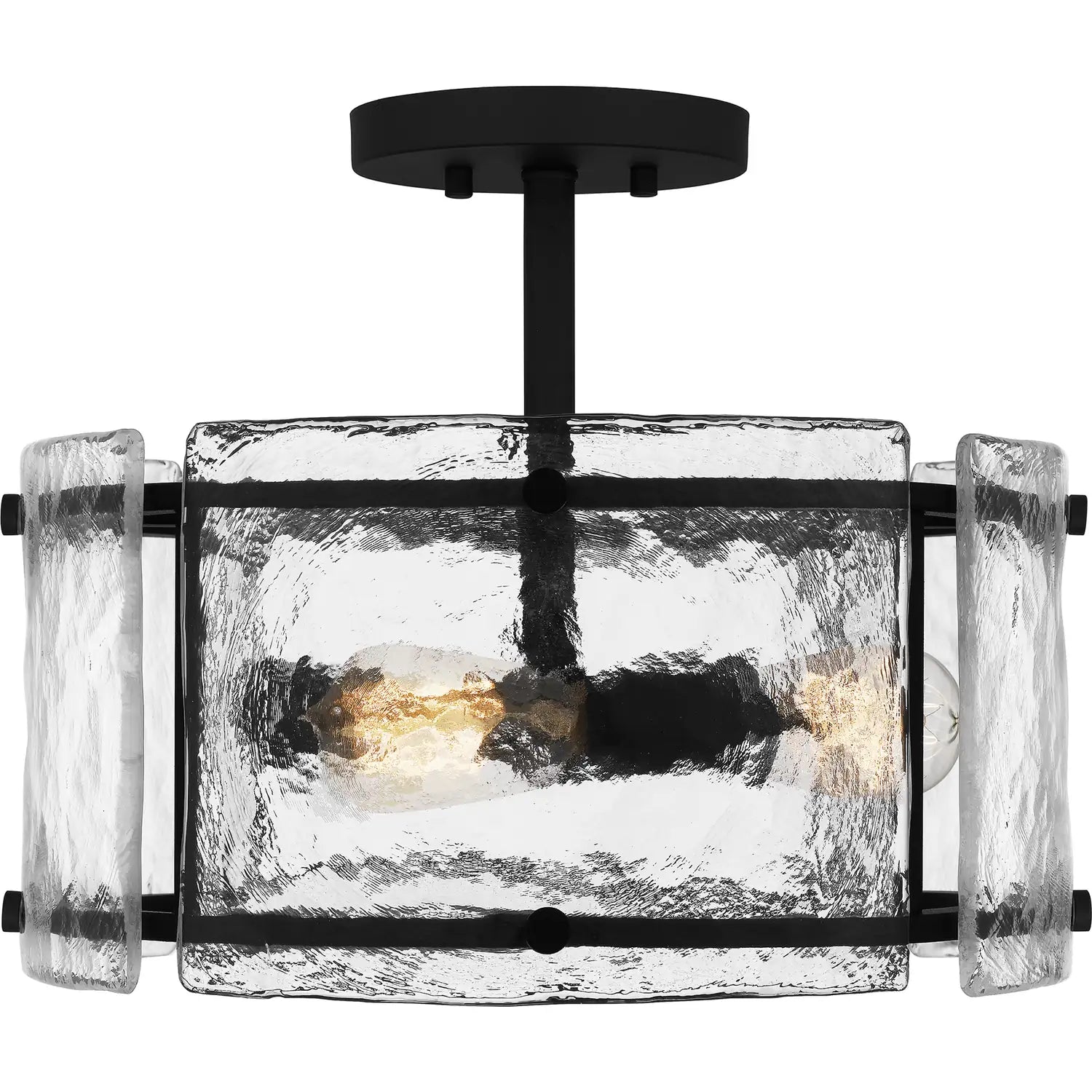 QUOIZEL, FORTRESS SEMI-FLUSH MOUNT, SEMI FLUSH MOUNT LIGHT