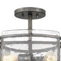 QUOIZEL, FORTRESS SEMI-FLUSH MOUNT, SEMI FLUSH MOUNT LIGHT