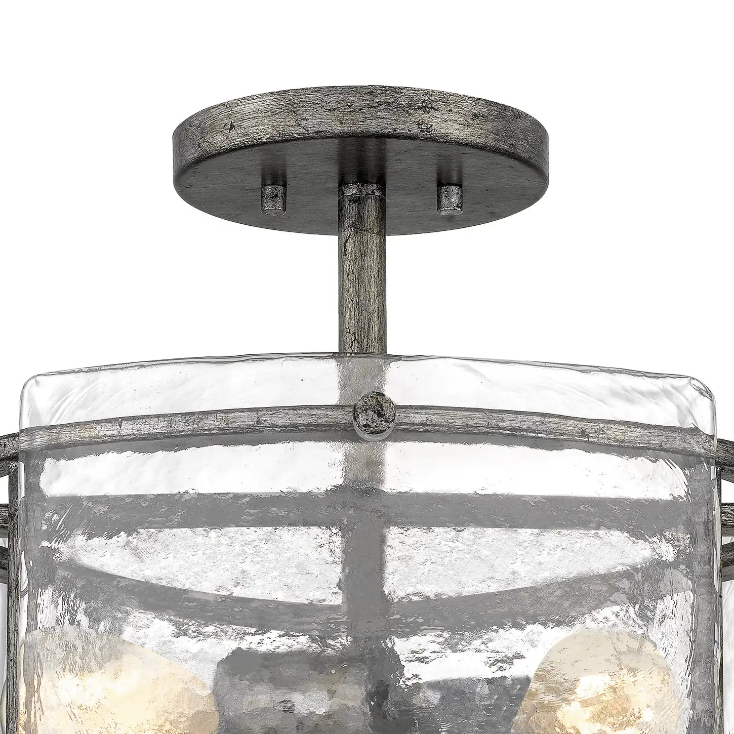 QUOIZEL, FORTRESS SEMI-FLUSH MOUNT, SEMI FLUSH MOUNT LIGHT