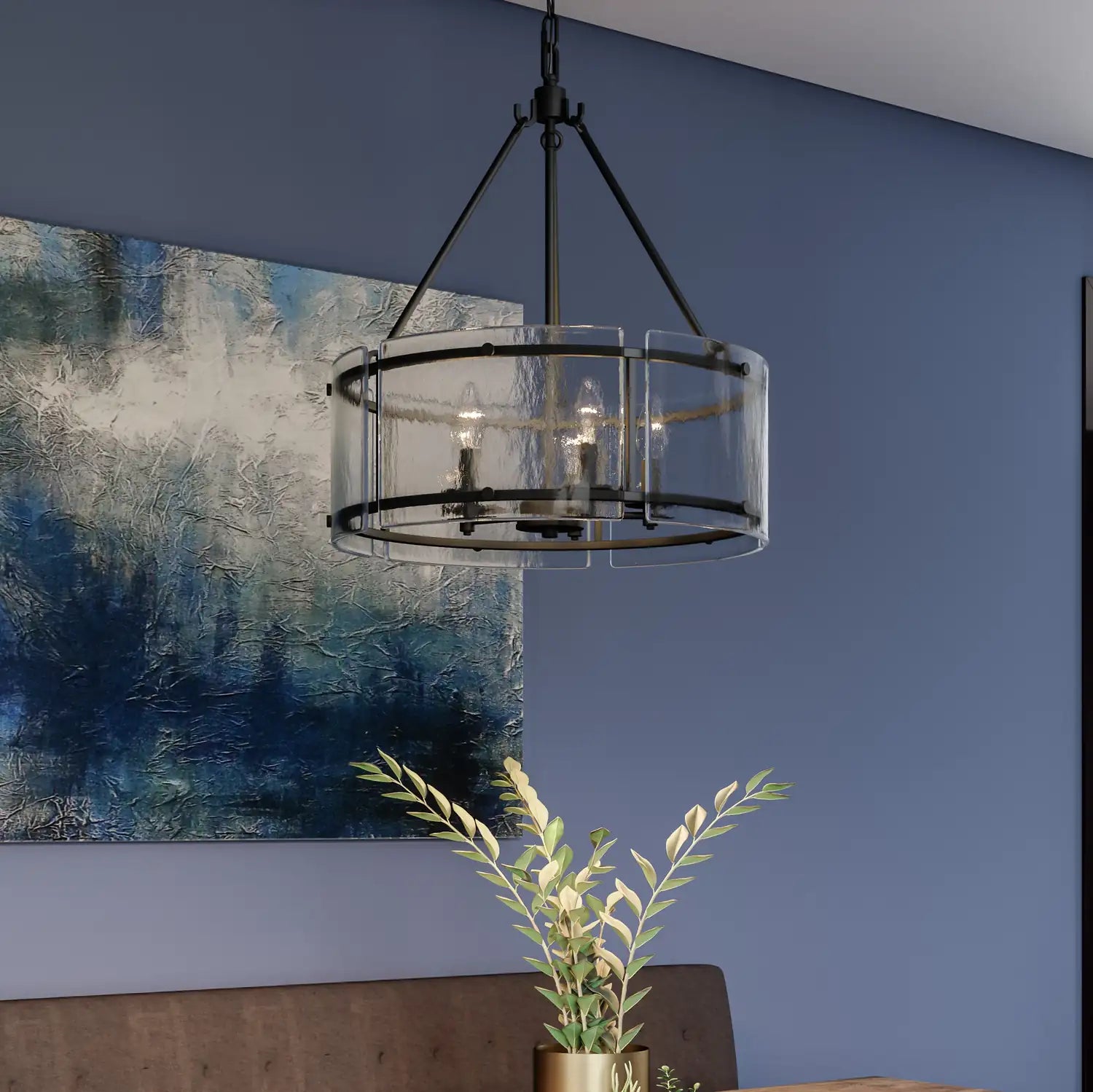 QUOIZEL, FORTRESS PENDANT, PENDANT LIGHT