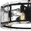QUOIZEL, FORTRESS FANDELIER, SEMI FLUSH MOUNT LIGHT