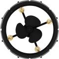 QUOIZEL, FORTRESS FANDELIER, SEMI FLUSH MOUNT LIGHT