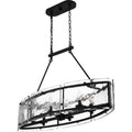 QUOIZEL, FORTRESS ISLAND CHANDELIER, LINEAR LIGHT