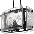 QUOIZEL, FORTRESS ISLAND CHANDELIER, LINEAR LIGHT