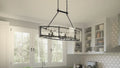 QUOIZEL, FORTRESS ISLAND CHANDELIER, LINEAR LIGHT
